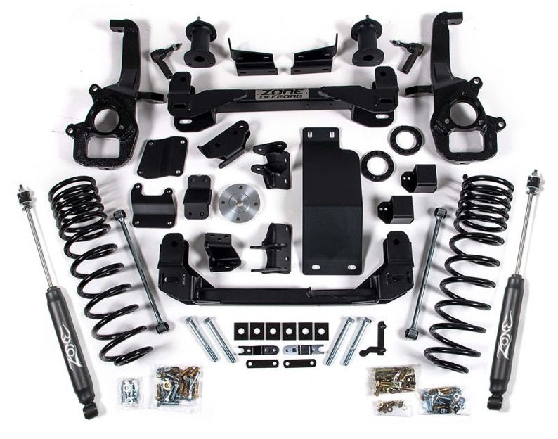 ZONE 2019-2023 RAM 1500 4WD 6/5" SUSPENSION LIFT KIT,NITRO SHOCKS,W/O 22" WHEELS