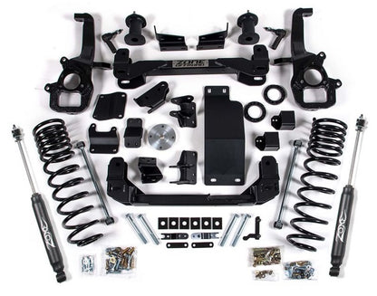 ZONE 2019-2023 RAM 1500 4WD 6/5" SUSPENSION LIFT KIT,NITRO SHOCKS,W/O 22" WHEELS
