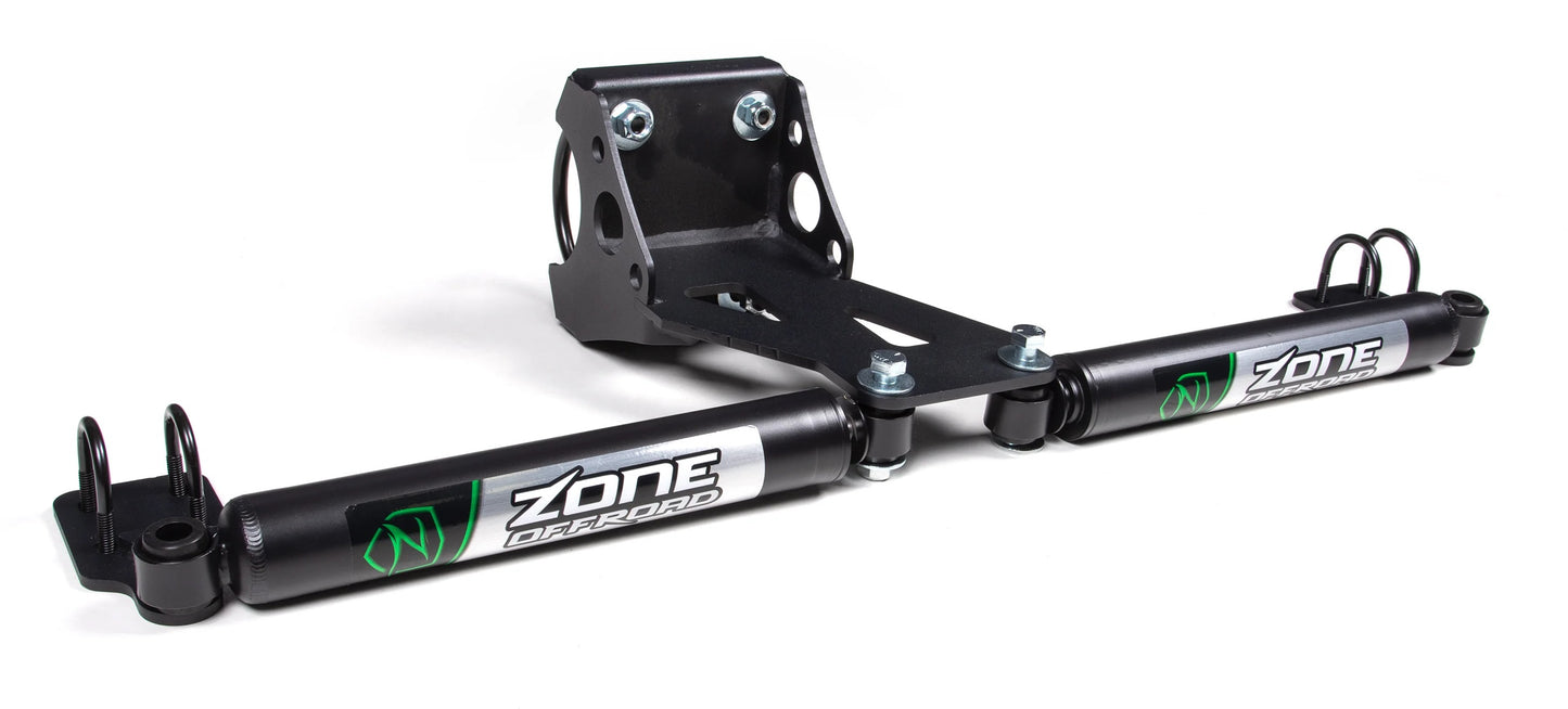 ZONE 2005-2024 FORD F-250,F-350 DUAL STEERING STABILIZER KIT WITH NITRO SHOCKS