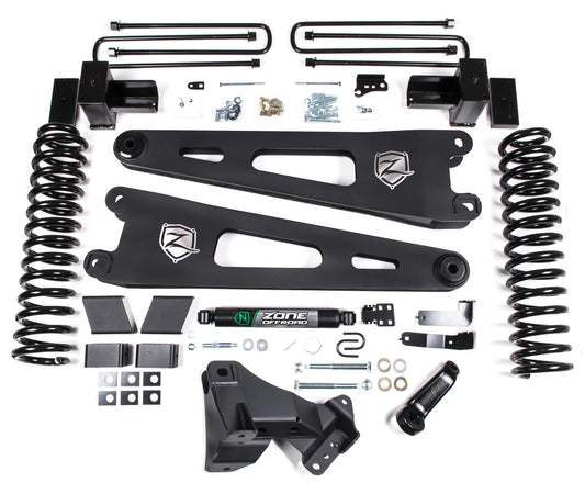 ZONE 2017-2019 F250,F350 4WD GAS W/ OVERLOAD 4" SUSPENSION LIFT KIT