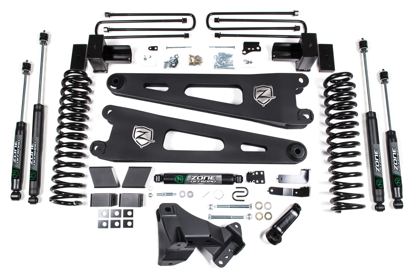 ZONE 2017-2019 F250,F350 4WD GAS W/ OVERLOAD 4" SUSPENSION LIFT,NITRO