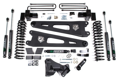 ZONE 2017-2019 F250,F350 4WD GAS W/ OVERLOAD 4" SUSPENSION LIFT,NITRO
