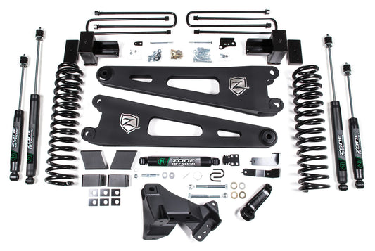 ZONE 2017-2019 F250,F350 4WD GAS W/ OVERLOAD 4" SUSPENSION LIFT,NITRO