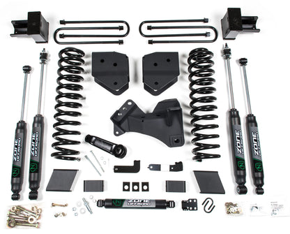 ZONE 2017-2019 F250,F350 4WD GAS W/ OVERLOAD 4" SUSPENSION LIFT KIT,NITRO SHOCKS