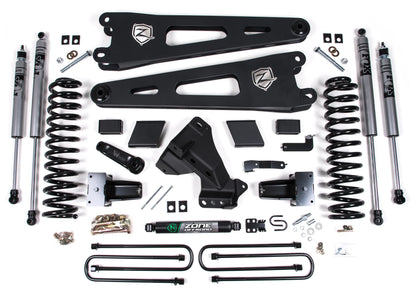 ZONE 2023-2025 F250,F350 4WD DIESEL,7" RADIUS ARM LIFT KIT WITH FOX SHOCKS