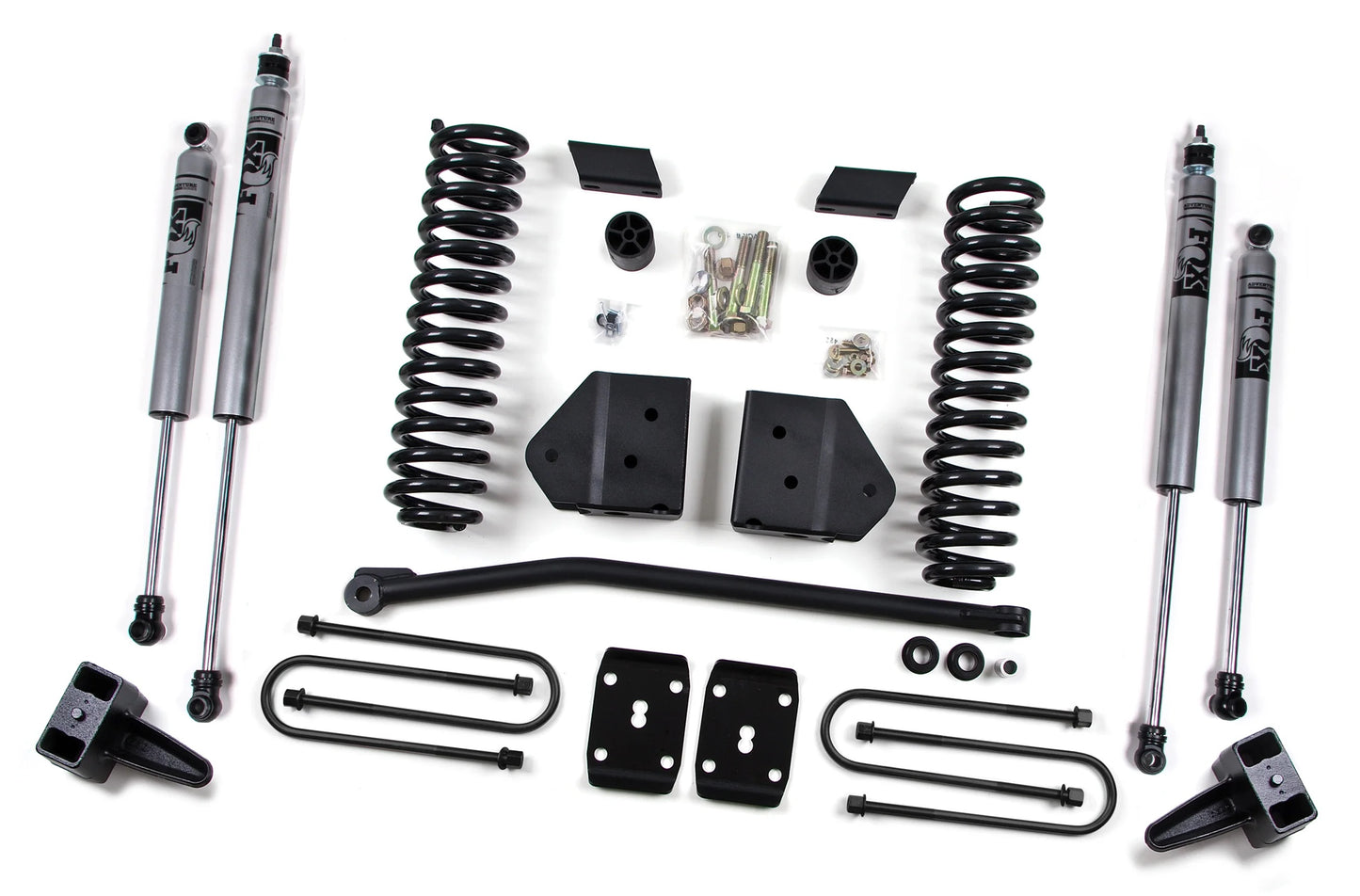 ZONE 2008-2010 FORD F-250,F-350 4WD GAS 4" SUSPENSION LIFT KIT,FOX SHOCKS
