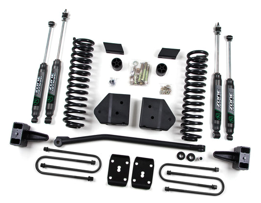 ZONE 2008-2010 FORD F-250,F-350 4WD GAS 4" SUSPENSION LIFT KIT,NITRO SHOCKS