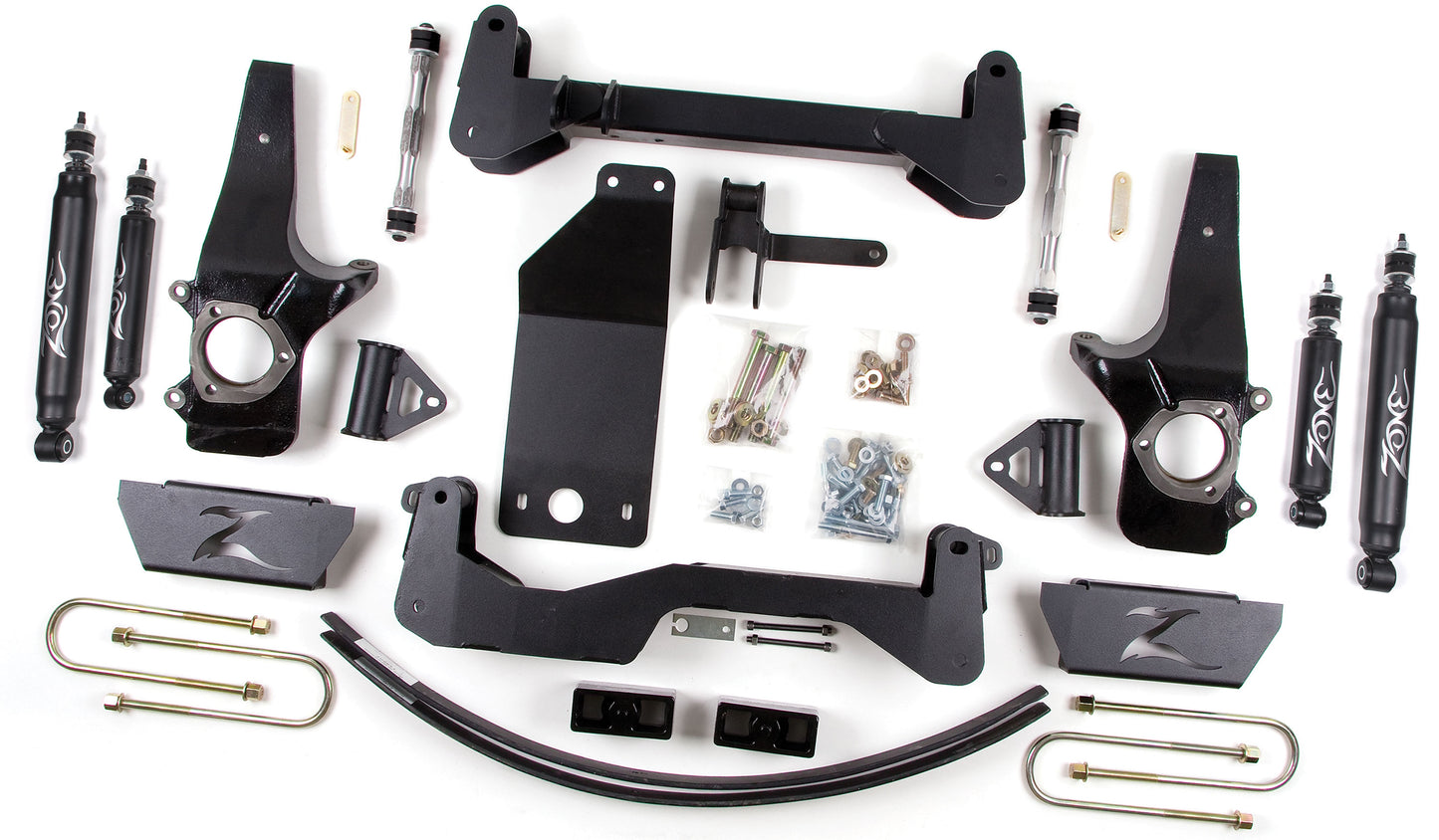 ZONE 1997-2003 FORD F-150 6" SUSPENSION LIFT KIT WITH NITRO SHOCKS