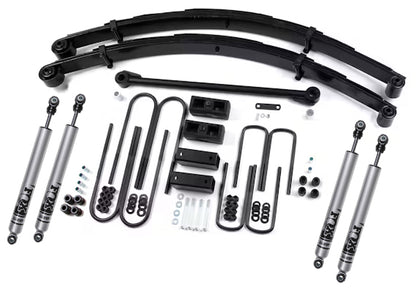 ZONE 1999-2004 F-250,F-350 SUPER-DUTY 4WD W/RADIUSED,4" LIFT KIT,FOX SHOCKS