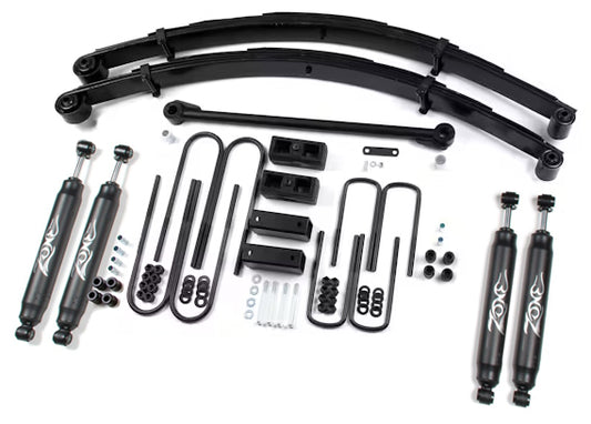 ZONE 1999-2004 F-250,F-350 SUPER-DUTY 4WD W/RADIUSED,4" LIFT KIT,NITRO SHOCKS