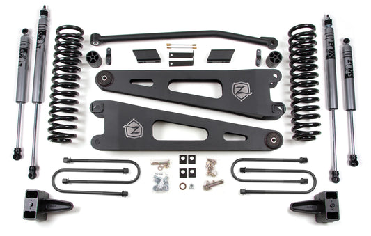 ZONE 2008-2010 FORD F-250,F-350 4WD DIESEL 4" SUSPENSION LIFT,RADIUS ARMS,FOX