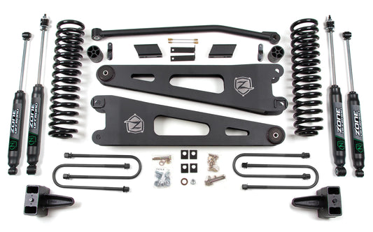 ZONE 2008-2010 FORD F-250,F-350 4WD DIESEL 4" SUSPENSION LIFT,RADIUS ARMS,NITRO