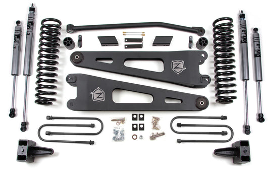 ZONE 2008-2010 FORD F-250,F-350 4WD GAS 4" SUSPENSION LIFT,RADIUS ARMS,FOX