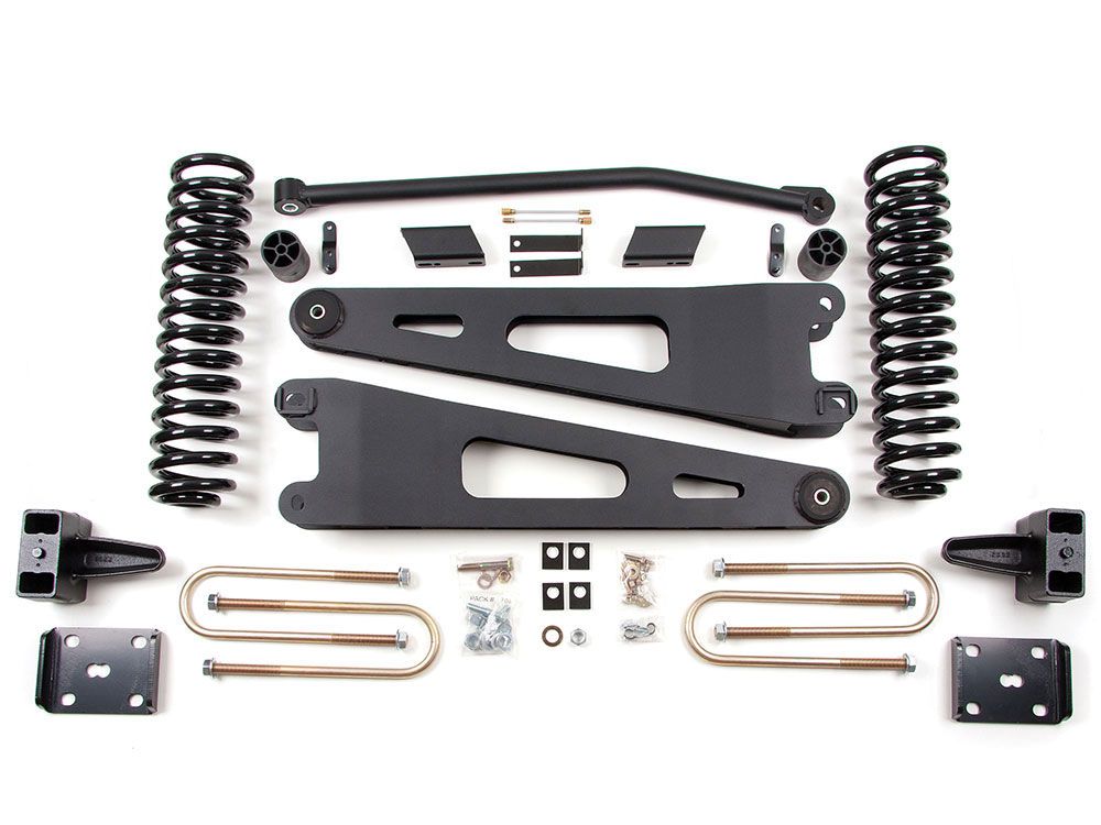 ZONE 2011-2016 F250/350 DIESEL 4WD W/O OVERLOAD 4" RADIUS ARM LIFT KIT