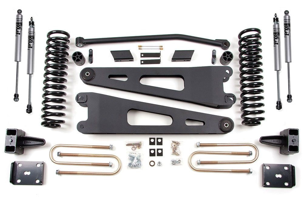 ZONE 2011-2016 F250/350 DIESEL 4WD WITH OVERLOAD 4" RADIUS ARM LIFT,FOX SHOCKS