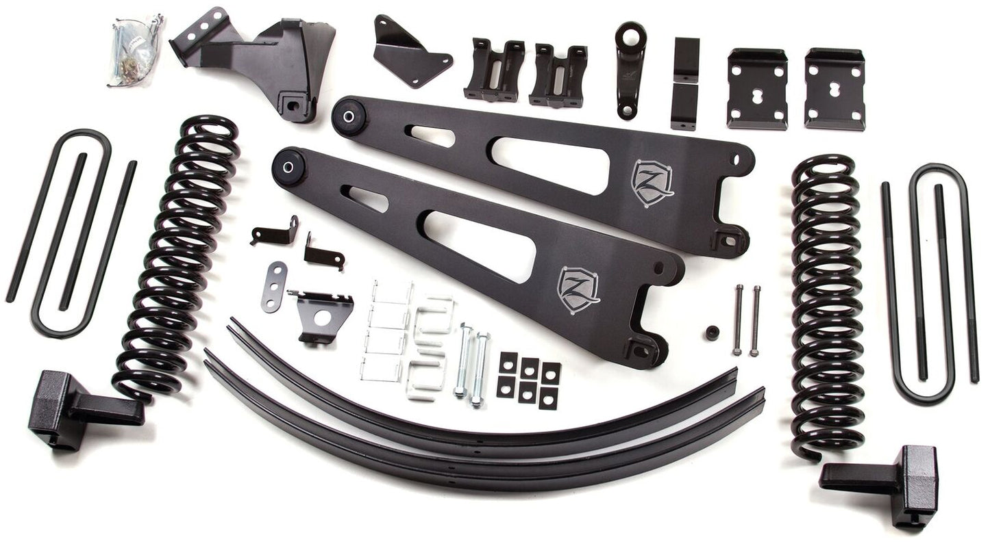 ZONE 2011-2016 F250/350 DIESEL 4WD WITH OVERLOAD 6" RADIUS ARM LIFT KIT