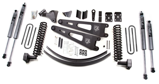 ZONE 2008-2010 FORD F-250,F-350 4WD DIESEL W/O OVERLOAD 6" LIFT,RADIUS ARMS,FOX