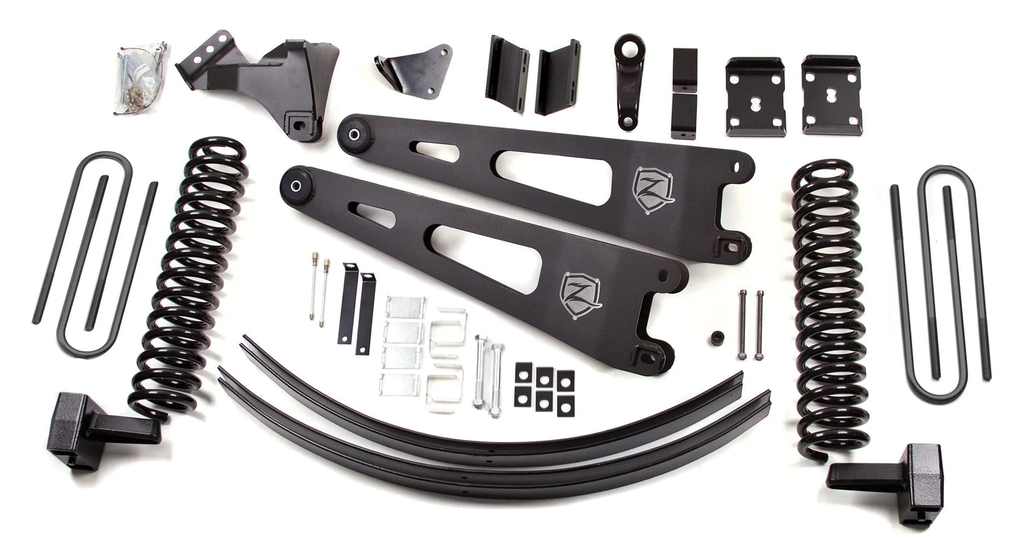 ZONE 2008-2010 FORD F-250,F-350 4WD DIESEL W/ OVERLOAD 6" LIFT,RADIUS ARMS
