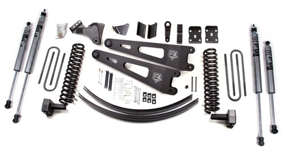 ZONE 2008-2010 FORD F-250,F-350 4WD GAS W/O OVERLOAD 6" LIFT,RADIUS ARMS,FOX
