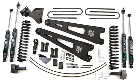 ZONE 2005-2007 FORD F-250,F-350 4WD DIESEL 6" SUSPENSION LIFT,RADIUS ARMS,NITRO