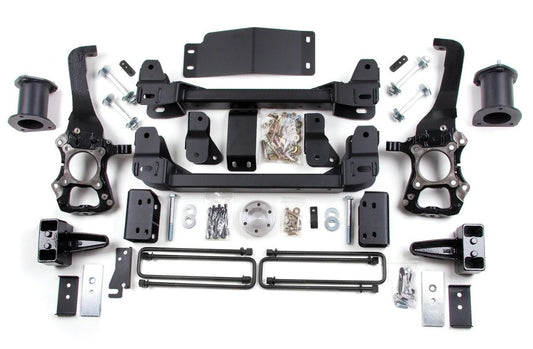 ZONE 2014 F-150 4WD 6" SUSPENSION LIFT KIT,5" REAR BLOCK