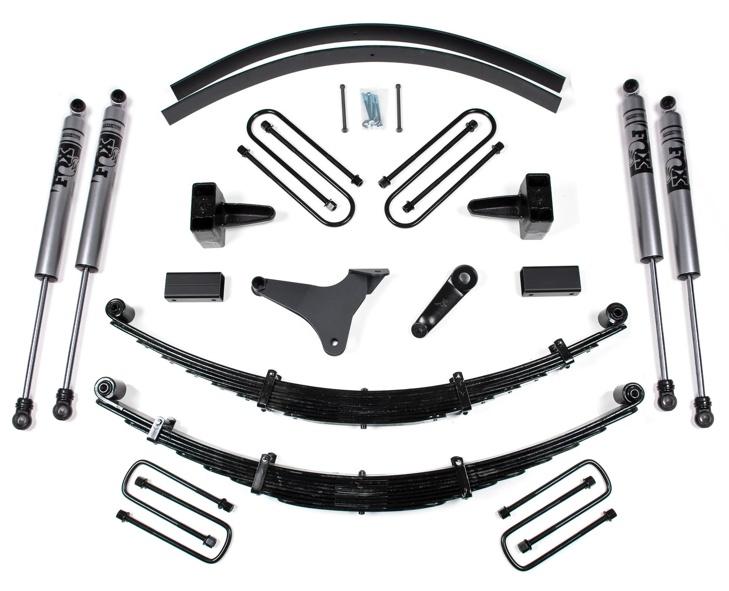 ZONE 1999-2004 FORD F-250,F-250 4WD SQUARE 6" SUSPENSION LIFT,FOX SHOCKS