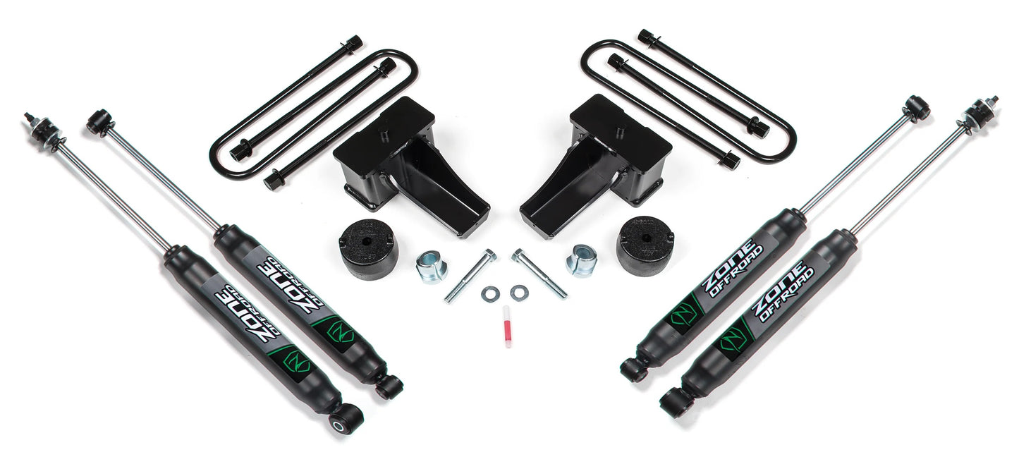 ZONE 2011-2016 FORD F-250,F-350 4WD 2" SUSPENSION LIFT KIT WITH NITRO SHOCKS