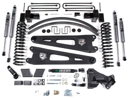 ZONE 2017-2019 F250,F350 4WD DIESEL W/ OVERLOAD 6" SUSPENSION LIFT KIT,FOX