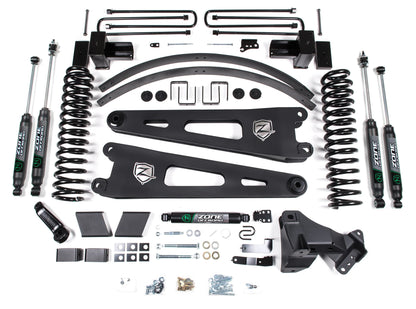 ZONE 2017-2019 F250,F350 4WD DIESEL W/ OVERLOAD 6" SUSPENSION LIFT KIT,NITRO