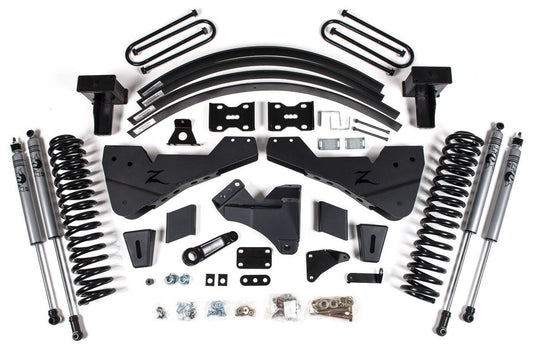 ZONE 2011-2016 F250/350 DIESEL 4WD WITH OVERLOAD 8" COIL SPRING LIFT,FOX SHOCKS