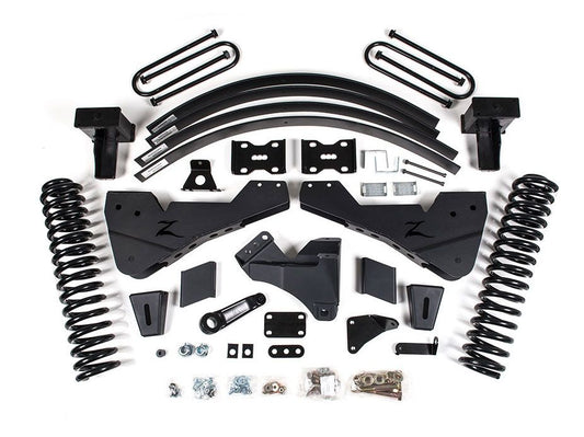 ZONE 2011-2016 F250/350 GAS 4WD W/O OVERLOAD 8" COIL SPRING LIFT KIT