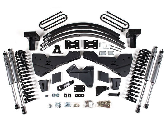 ZONE 2011-2016 F250/350 GAS 4WD WITH OVERLOAD 8" COIL SPRING LIFT KIT