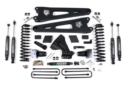 ZONE 2020-2022 F250,F350 4WD DIESEL,5" RADIUS ARM LIFT KIT WITH NITRO SHOCKS