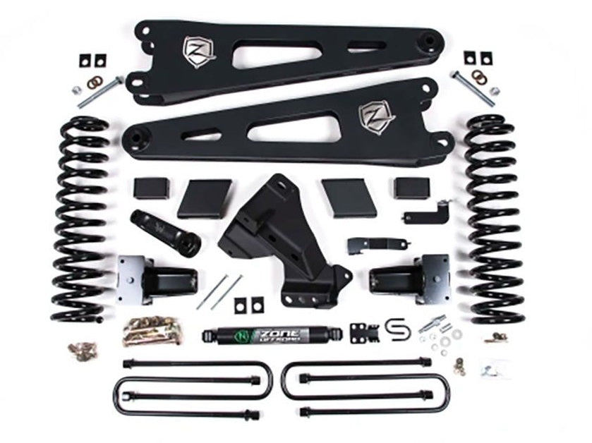 ZONE 2020-2022 F250/F350 4WD GAS,5" RADIUS ARM LIFT KIT