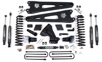 ZONE 2020-2022 F250,F350 4WD GAS,5" RADIUS ARM LIFT KIT WITH NITRO SHOCKS