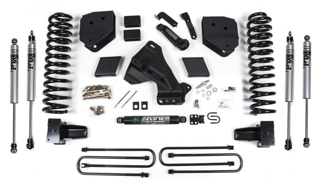 ZONE 2020-2022 F250,F350 4WD GAS,7" LIFT KIT WITH FOX SHOCKS