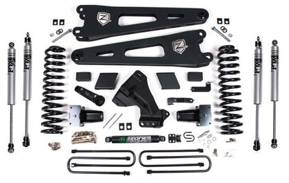 ZONE 2020-2022 F250,F350 4WD GAS,7" RADIUS ARM LIFT KIT WITH FOX SHOCKS