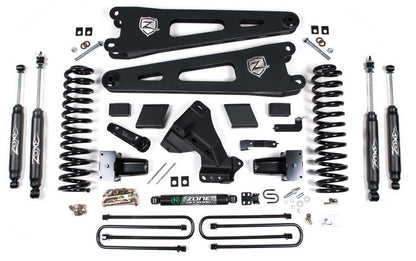 ZONE 2020-2022 F250/F350 4WD GAS,7" RADIUS ARM LIFT KIT WITH NITRO SHOCKS