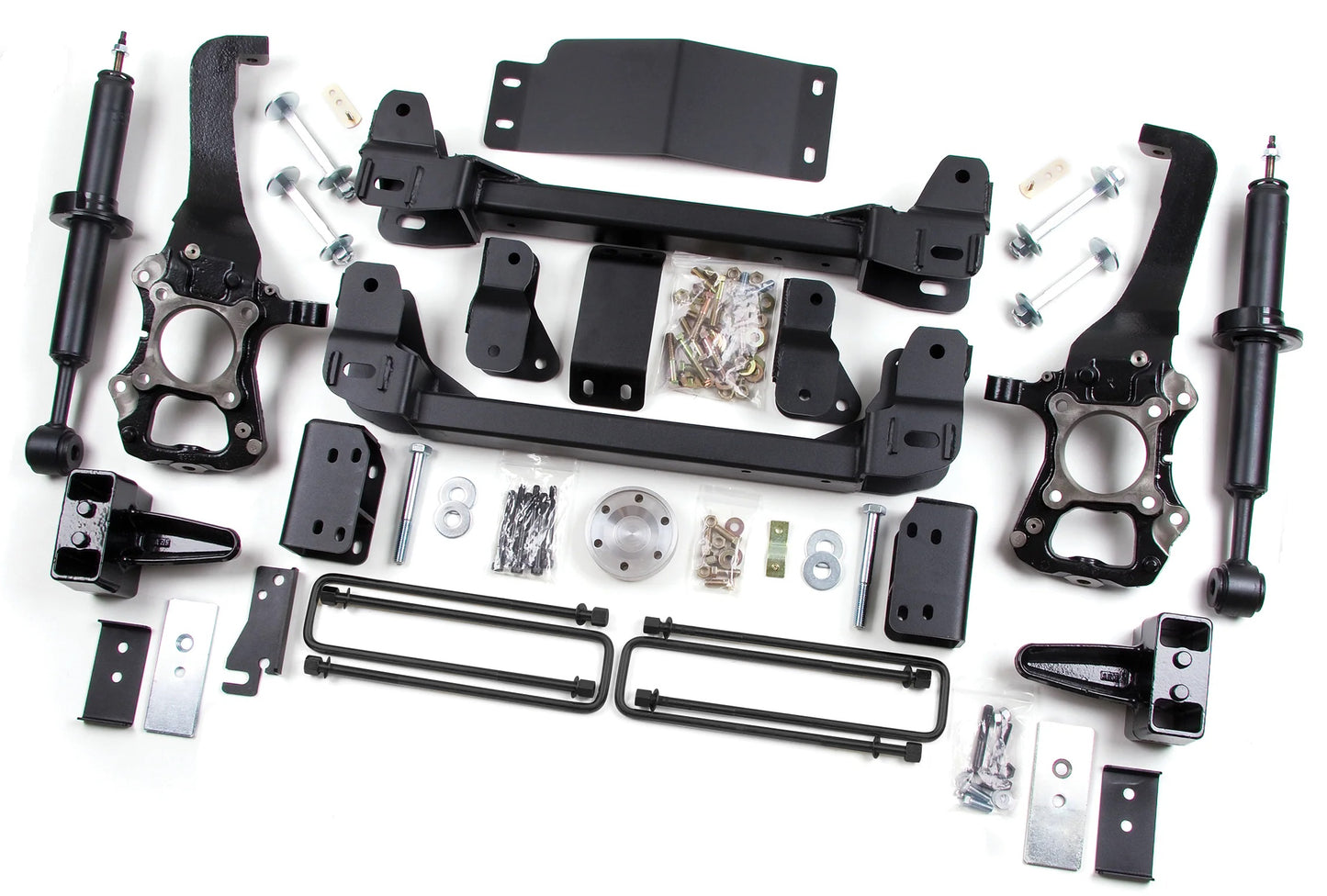 ZONE 2009-2013 FORD F-150 4WD 6" SUSPENSION LIFT KIT,4" BLOCK