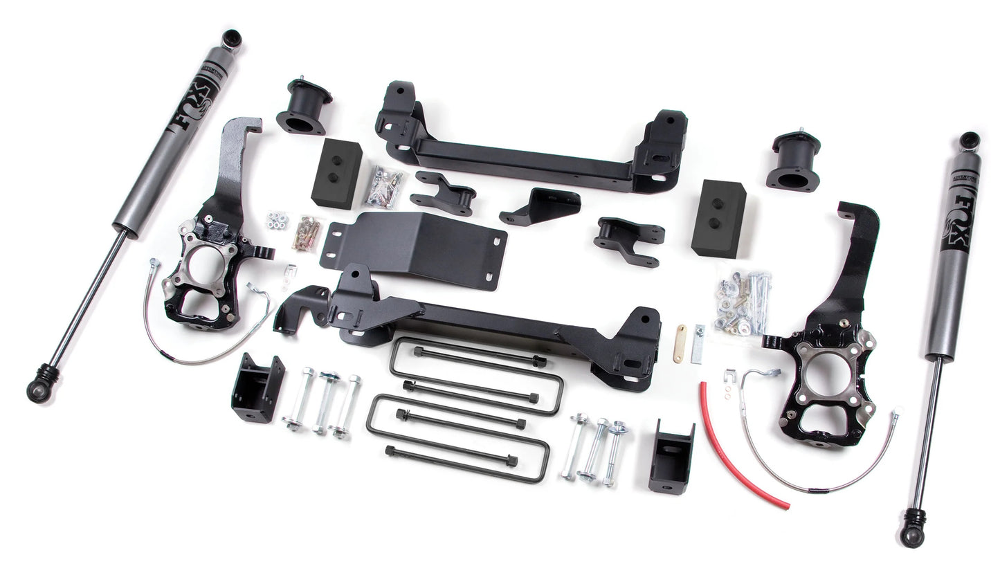 ZONE 2004-2008 FORD F-150 4WD 4" SUSPENSION LIFT KIT WITH FOX SHOCKS
