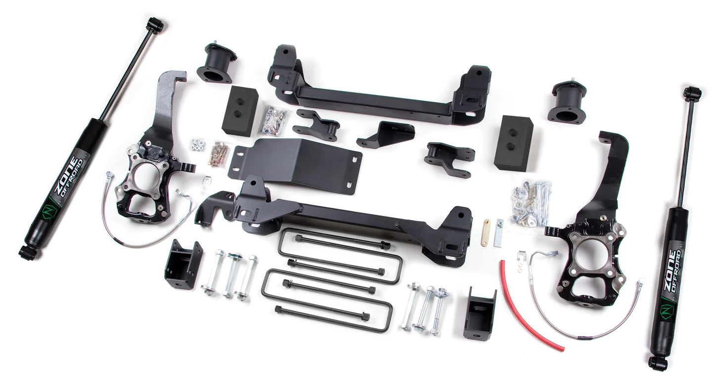 ZONE 2004-2008 FORD F-150 4WD 4" SUSPENSION LIFT KIT WITH NITRO SHOCKS