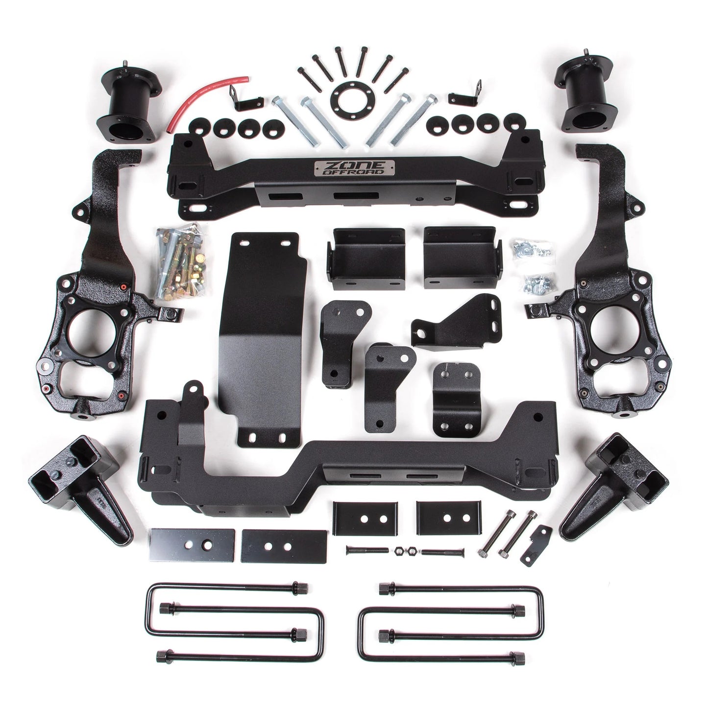 ZONE 2021-2025 FORD F-150 4WD 4" SUSPENSION LIFT KIT,2" BLOCK