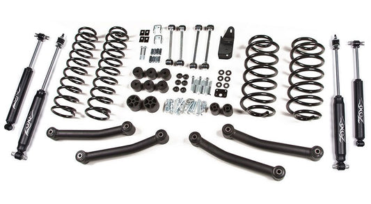 ZONE 1997-2002 JEEP WRANGLER TJ 4" COIL SPRING LIFT KIT,NITRO SHOCKS