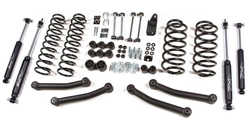 ZONE 2003-2006 JEEP WRANGLER TJ 4" COIL SPRING LIFT KIT,NITRO SHOCKS