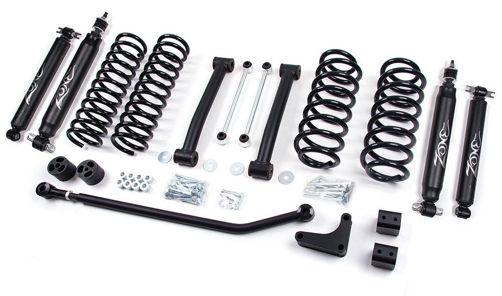 ZONE 1999-2004 JEEP GRAND CHEROKEE WJ 4" SUSPENSION LIFT KIT,NITRO SHOCKS