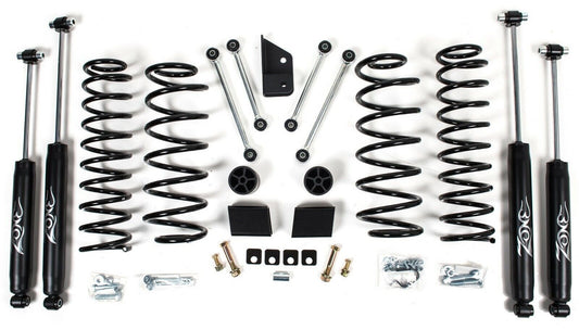 ZONE 2018-2025 JEEP WRANGLER JL 4-DOOR 3" SUSPENSION LIFT KIT WITH NITRO SHOCKS