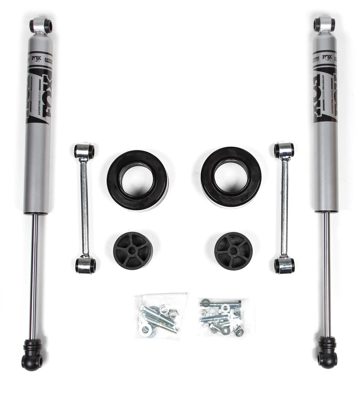 ZONE 2020-2025 JEEP GLADIATOR JT 2" LEVELING KIT WITH FOX SHOCKS