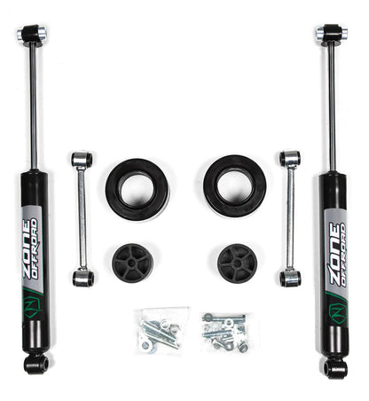 ZONE 2020-2025 JEEP GLADIATOR JT 2" LEVELING KIT WITH NITRO SHOCKS