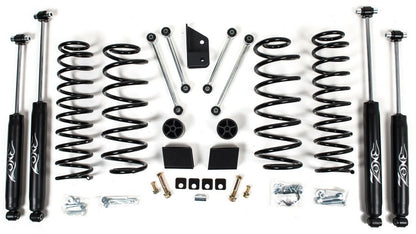 ZONE 2018-2025 JEEP WRANGLER JL 2-DOOR 3" SUSPENSION LIFT KIT WITH NITRO SHOCKS
