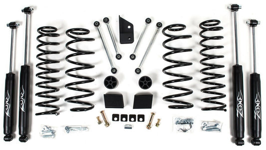 ZONE 2018-2025 JEEP WRANGLER JL 2-DOOR 3" SUSPENSION LIFT KIT WITH NITRO SHOCKS